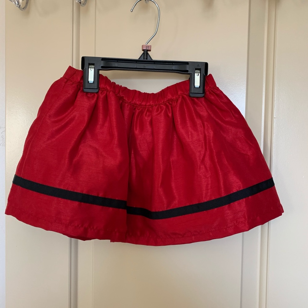 Red party or church skirt - Picture 2 of 3
